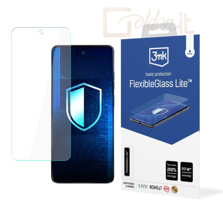 Okostelefon kiegészítő 3mk FlexibleGlass Lite hibrid üvegfólia 7H Motorola Moto G24 Power - W-3FxGlL-MoMo141