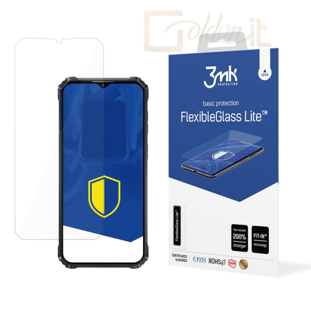 Okostelefon kiegészítő 3mk FlexibleGlass Lite hibrid üvegfólia 7H Oukitel WP36 - W-3FxGlL-OW36