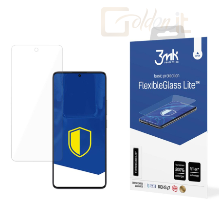 Okostelefon kiegészítő 3mk FlexibleGlass Lite hibrid üvegfólia 7H Poco F6 - W-3FxGlL-PF6