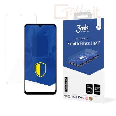 Okostelefon kiegészítő 3mk FlexibleGlass Lite hibrid üvegfólia 7H Realme Narzo N61 - W-3FxGlL-RNN61