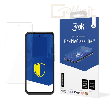 Okostelefon kiegészítő 3mk FlexibleGlass Lite hibrid üvegfólia 7H Ulefone Armor25T / 25T Pro - W-3FxGlL-UA25T/P