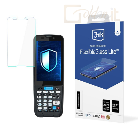 Okostelefon kiegészítő 3mk FlexibleGlass Lite hibrid üvegfólia 7H Unitech HT330 - W-3FxGlL-Unt1