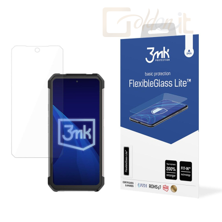Okostelefon kiegészítő 3mk FlexibleGlass Lite hibrid üvegfólia 7H Unihertz Shark 5G - W-3FxGlL-US5G