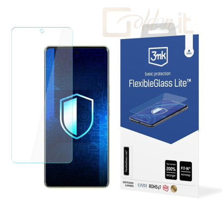 Okostelefon kiegészítő 3mk FlexibleGlass Lite hibrid üvegfólia 7H VIVO S19 - W-3FxGlL-VS19