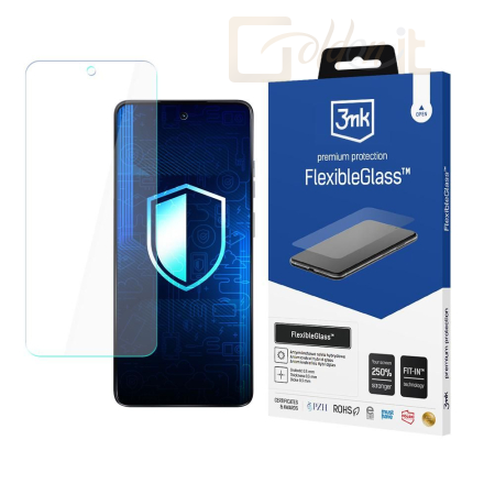 Okostelefon kiegészítő 3mk FlexibleGlass hibrid üvegfólia 7H Motorola Moto G24 Power - W-3FxGl-MoMo141