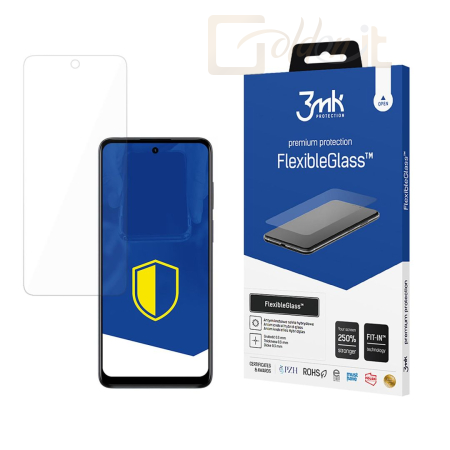 Okostelefon kiegészítő 3mk FlexibleGlass hibrid üvegfólia 7H Motorola Moto E32/E32s - W-3FxGl-MoMo74