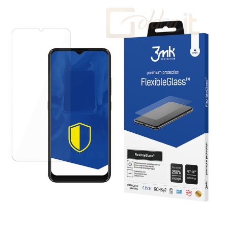Okostelefon kiegészítő 3mk FlexibleGlass hibrid üvegfólia 7H MaxCom Smart MS651 - W-3FxGl-MSMS651