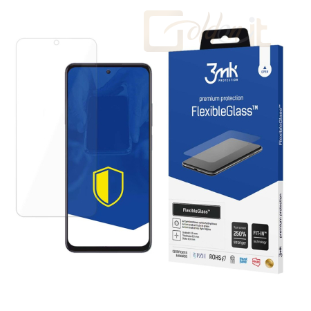 Okostelefon kiegészítő 3mk FlexibleGlass hibrid üvegfólia 7H Oppo Reno11 A - W-3FxGl-OR11A