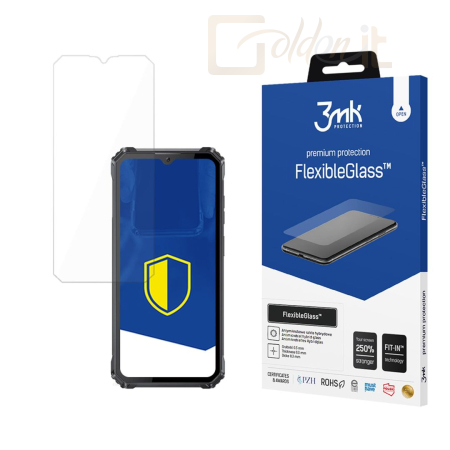 Okostelefon kiegészítő 3mk FlexibleGlass hibrid üvegfólia 7H Oukitel WP28 - W-3FxGl-OWP28
