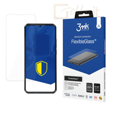 Okostelefon kiegészítő 3mk FlexibleGlass hibrid üvegfólia 7H Oukitel WP52 - W-3FxGl-OWP52