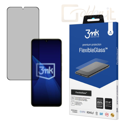 Okostelefon kiegészítő 3mk FlexibleGlass hibrid üvegfólia 7H Redmi 14R 5G - W-3FxGl-R14R5G