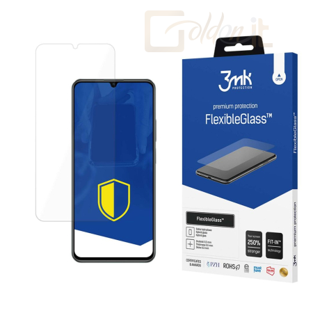 Okostelefon kiegészítő 3mk FlexibleGlass hibrid üvegfólia 7H Realme C61 - W-3FxGl-RC61