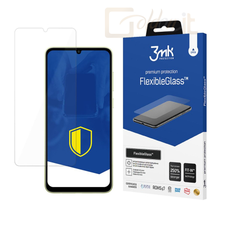 Okostelefon kiegészítő 3mk FlexibleGlass hibrid üvegfólia 7H Samsung Galaxy A06 - W-3FxGl-SGA06