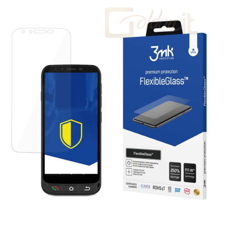 Okostelefon kiegészítő 3mk FlexibleGlass hibrid üvegfólia 7H SPC Zeus 4G / Pro - W-3FxGl-SPCZ4G/P