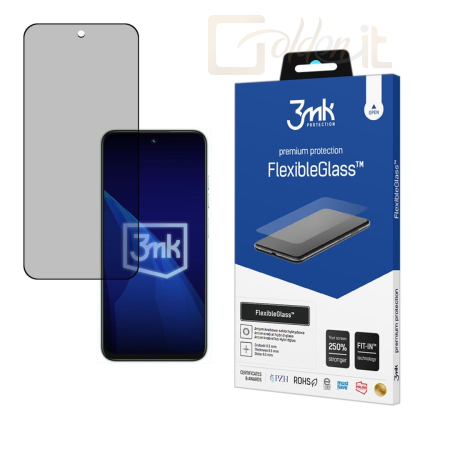 Okostelefon kiegészítő 3mk FlexibleGlass hibrid üvegfólia 7H Tecno Spark Go 1 / Pop 9 - W-3FxGl-TSG1P9