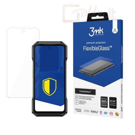 Okostelefon kiegészítő 3mk FlexibleGlass hibrid üvegfólia 7H Ulefone Armor27 Pro / 27T Pro - W-3FxGl-UA27P/T