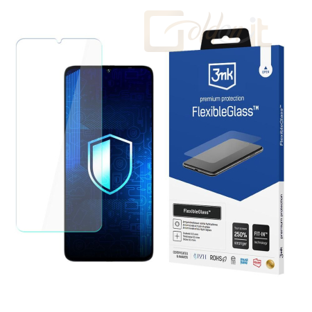 Okostelefon kiegészítő 3mk FlexibleGlass hibrid üvegfólia 7H Umidigi G9 5G - W-3FxGl-UG9