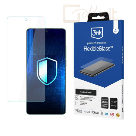 Okostelefon kiegészítő 3mk FlexibleGlass hibrid üvegfólia 7H Vivo X100s - W-3FxGl-VX100s