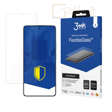 Okostelefon kiegészítő 3mk FlexibleGlass hibrid üvegfólia 7H Xiaomi 14T / 14T Pro - W-3FxGl-X14T/P