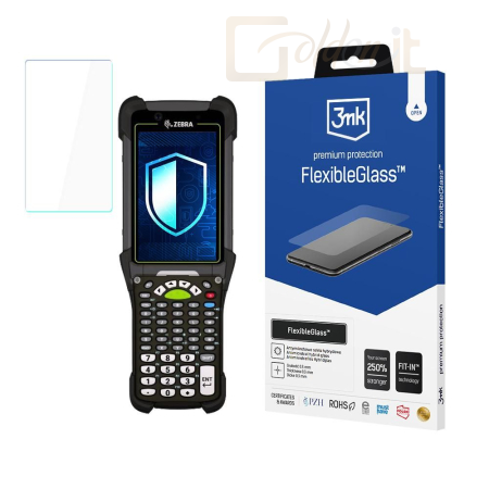 Okostelefon kiegészítő 3mk FlexibleGlass hibrid üvegfólia 7H ZEBRA MC92 - W-3FxGl-Ze16