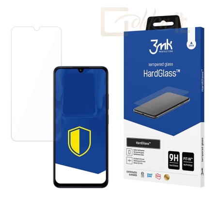 Okostelefon kiegészítő 3mk HardGlass edzett üvegfólia 9H Redmi 14c - W-3HarGl-Red14c