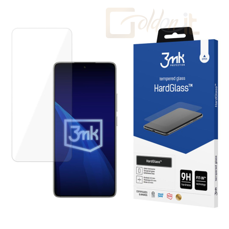 Okostelefon kiegészítő 3mk HardGlass edzett üvegfólia 9H Xiaomi 14T / 14T Pro - W-3HarGl-Xiao14TP