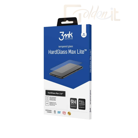 Okostelefon kiegészítő 3mk HardGlass Max Lite edzett üvegfólia 9H Fekete Xiaomi 14T - W-3HGMxLB-Xiao14T