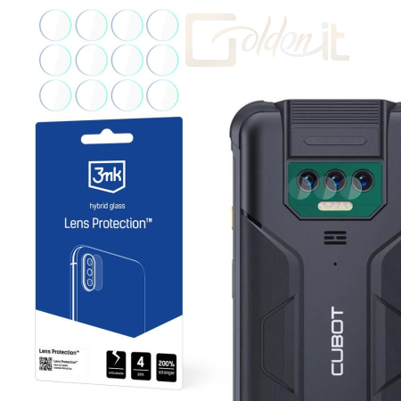 Okostelefon kiegészítő 3mk Kameralencse védőfólia Cubot KingKong 8 / Power - W-3LenProt-CKK8P