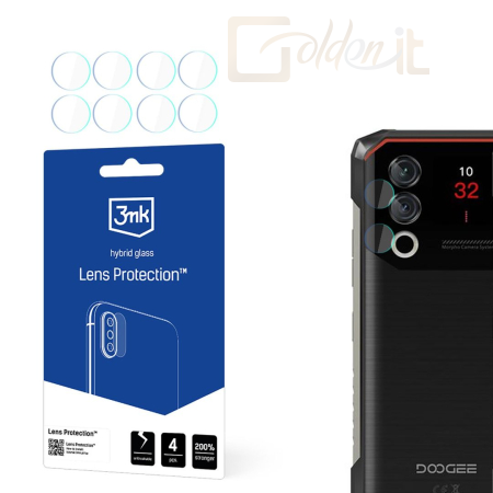 Okostelefon kiegészítő 3mk Kameralencse védőfólia Doogee Blade 10 Max - W-3LenProt-DB10M