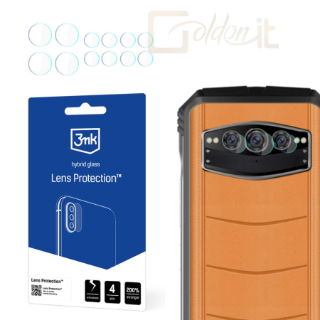 Okostelefon kiegészítő 3mk Kameralencse védőfólia Doogee V30/S100 - W-3LenProt-DV3S100