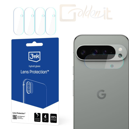 Okostelefon kiegészítő 3mk Kameralencse védőfólia Google Pixel 9 - W-3LenProt-GoPix26