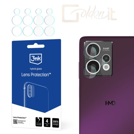 Okostelefon kiegészítő 3mk Kameralencse védőfólia HMD Crest Max - W-3LenProt-HMDCM