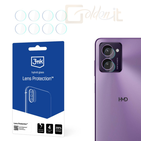 Okostelefon kiegészítő 3mk Kameralencse védőfólia HMD Pulse Pro - W-3LenProt-HMDPP