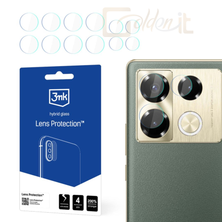 Okostelefon kiegészítő 3mk Kameralencse védőfólia Infinix Note 40 Pro - W-3LenProt-IN40P