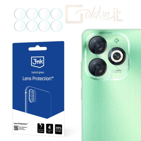 Okostelefon kiegészítő 3mk Kameralencse védőfólia Infinix Smart 8 - W-3LenProt-IS8