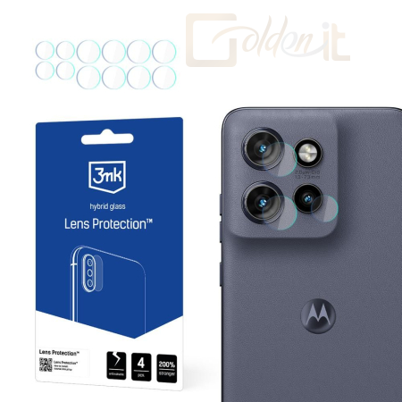 Okostelefon kiegészítő 3mk Kameralencse védőfólia Motorola Edge 50 5G - W-3LenProt-ME505G