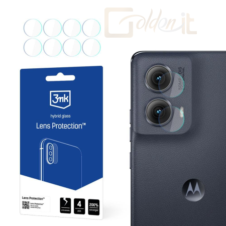 Okostelefon kiegészítő 3mk Kameralencse védőfólia Motorola Edge 2024 - W-3LenProt-Med2024