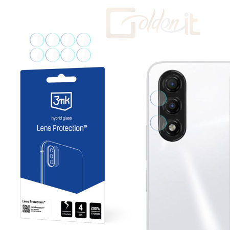 Okostelefon kiegészítő 3mk Kameralencse védőfólia Meizu Meilan 20 - W-3LenProt-MM20