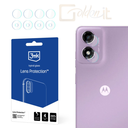 Okostelefon kiegészítő 3mk Kameralencse védőfólia Motorola Moto E14 - W-3LenProt-MME14