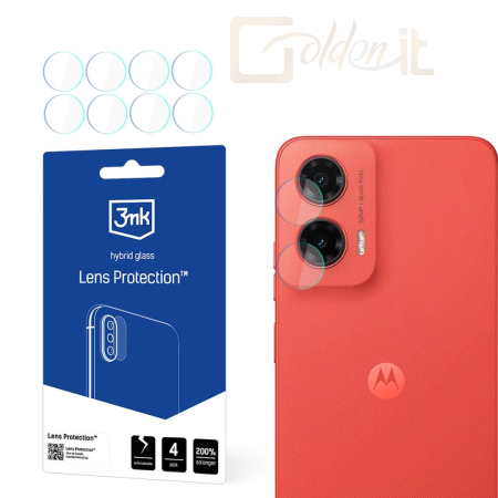 Okostelefon kiegészítő 3mk Kameralencse védőfólia Motorola Moto G35 5G - W-3LenProt-MMG35