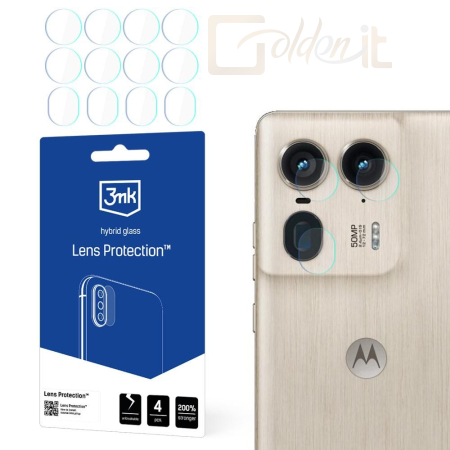 Okostelefon kiegészítő 3mk Kameralencse védőfólia Motorola Moto Edge 50 Ultra - W-3LenProt-Mote50u