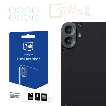 Okostelefon kiegészítő 3mk Kameralencse védőfólia Nothing CMF Phone 1 - W-3LenProt-NCMFP1