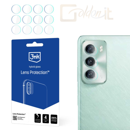 Okostelefon kiegészítő 3mk Kameralencse védőfólia Oppo Reno 12 Pro - W-3LenProt-OR12P