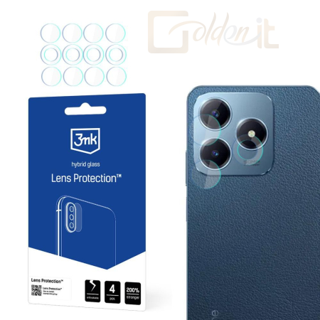 Okostelefon kiegészítő 3mk Kameralencse védőfólia Realme C65s - W-3LenProt-RC65s
