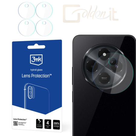 Okostelefon kiegészítő 3mk Kameralencse védőfólia Redmi 14c / POCO C75 - W-3LenProt-Red14c
