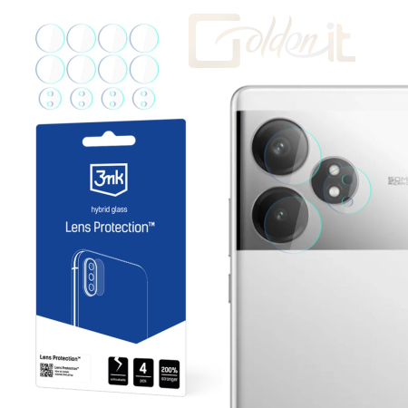 Okostelefon kiegészítő 3mk Kameralencse védőfólia Realme GT Neo 6 / GT Neo 6 SE - W-3LenProt-RGT6/SE