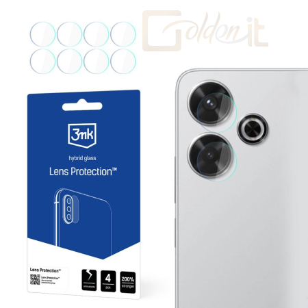 Okostelefon kiegészítő 3mk Kameralencse védőfólia Redmi Note 13R - W-3LenProt-RN13R
