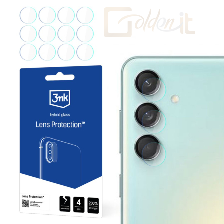 Okostelefon kiegészítő 3mk Kameralencse védőfólia Samsung Galaxy M55 - W-3LenProt-SaGaM55
