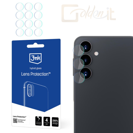 Okostelefon kiegészítő 3mk Kameralencse védőfólia Samsung Galaxy A16 - W-3LenProt-SAMGA16