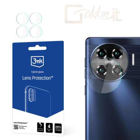 Okostelefon kiegészítő 3mk Kameralencse védőfólia Tecno Camon 30 Pro 5G - W-3LenProt-TC30P5G